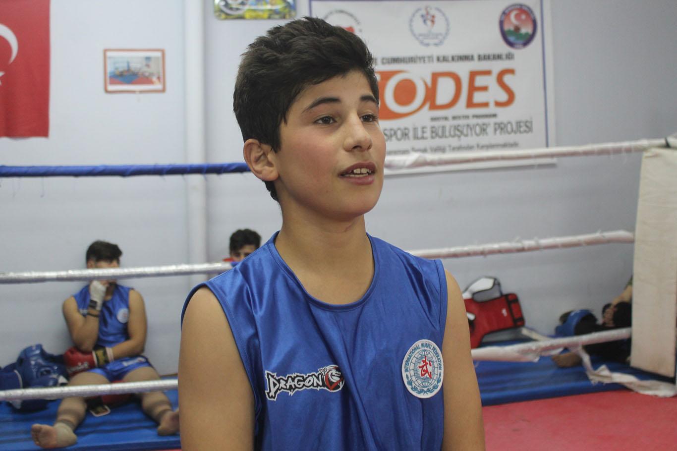 Şırnaklı boksörler Wushu Türkiye şampiyonasına hazırlanıyor Şırnaklı boksörler Wushu Türkiye şampiyonasına hazırlanıyor